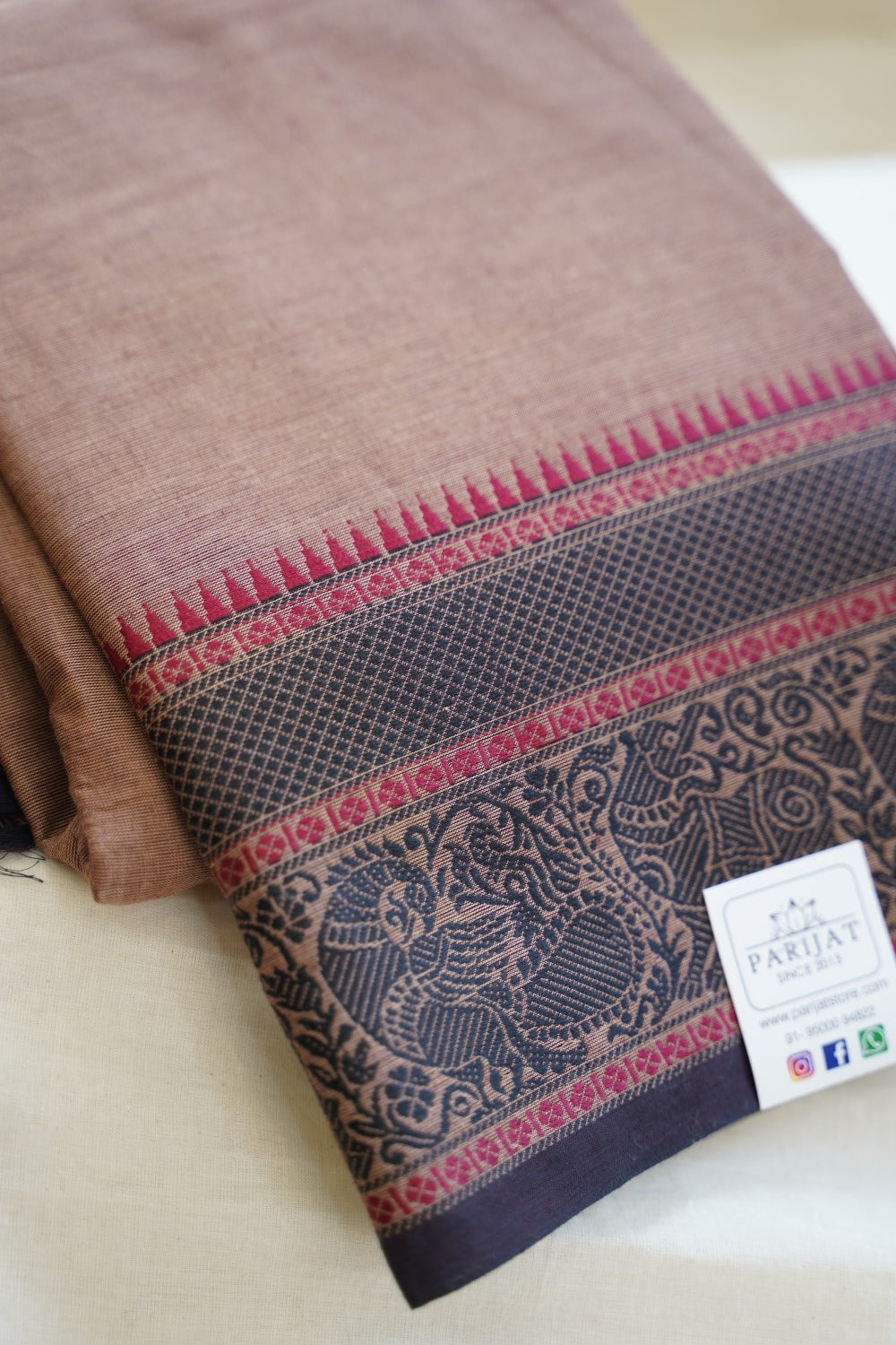 Chettinad handloom Cotton Saree PC13386