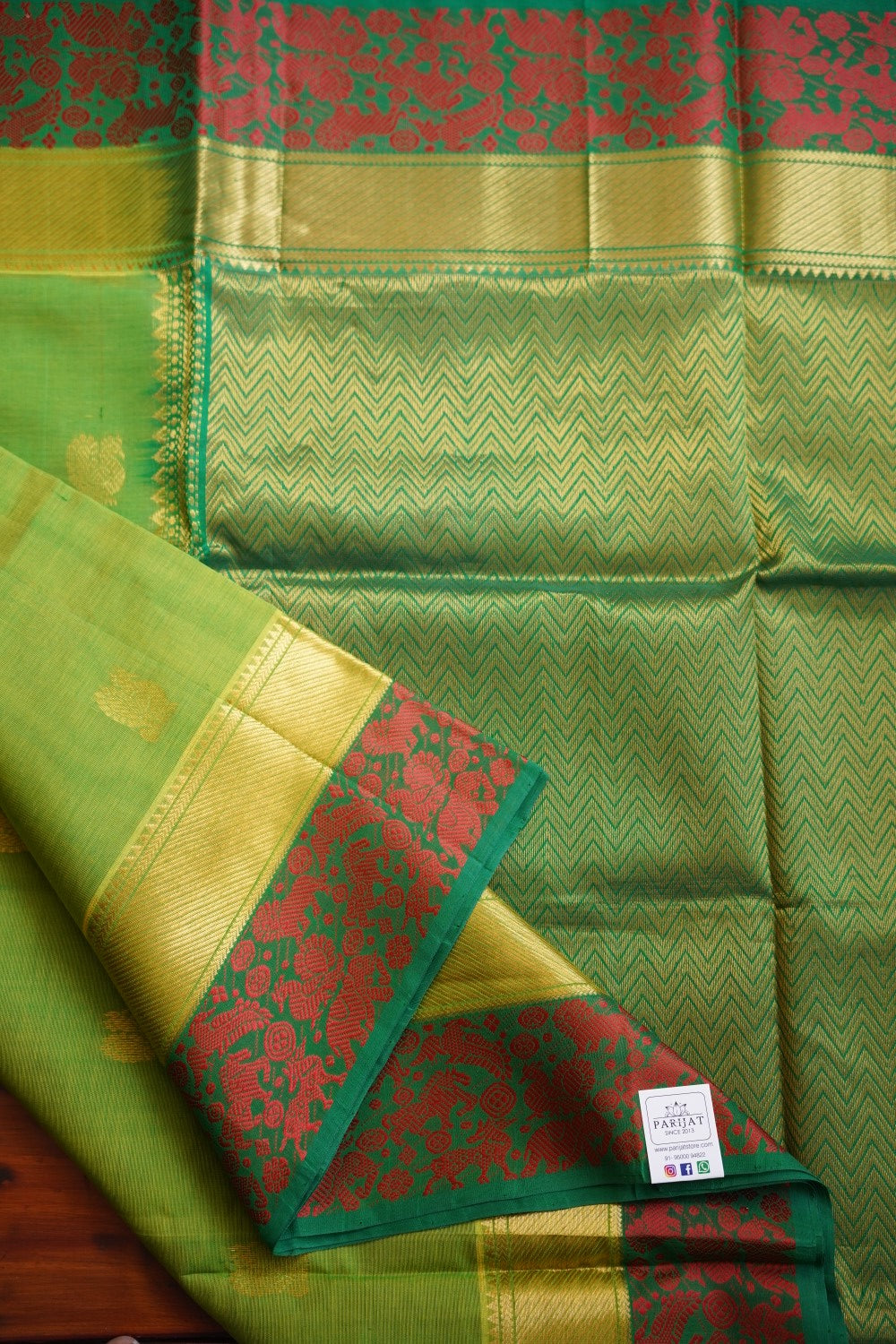 Kanchi Handloom Silk Cotton PC12342