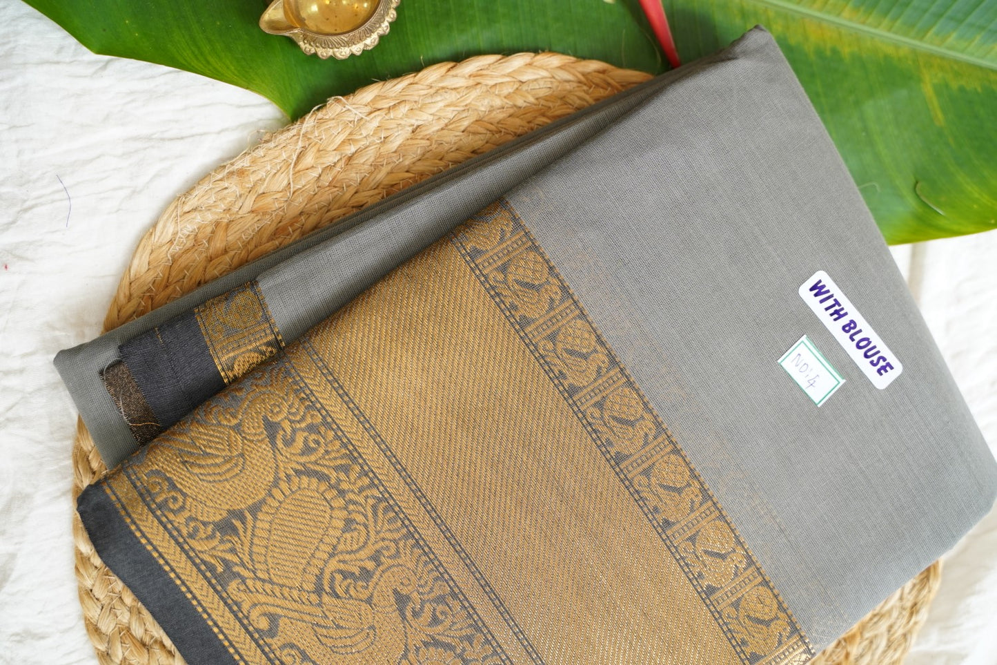Chettinad handloom Cotton Saree PC15879