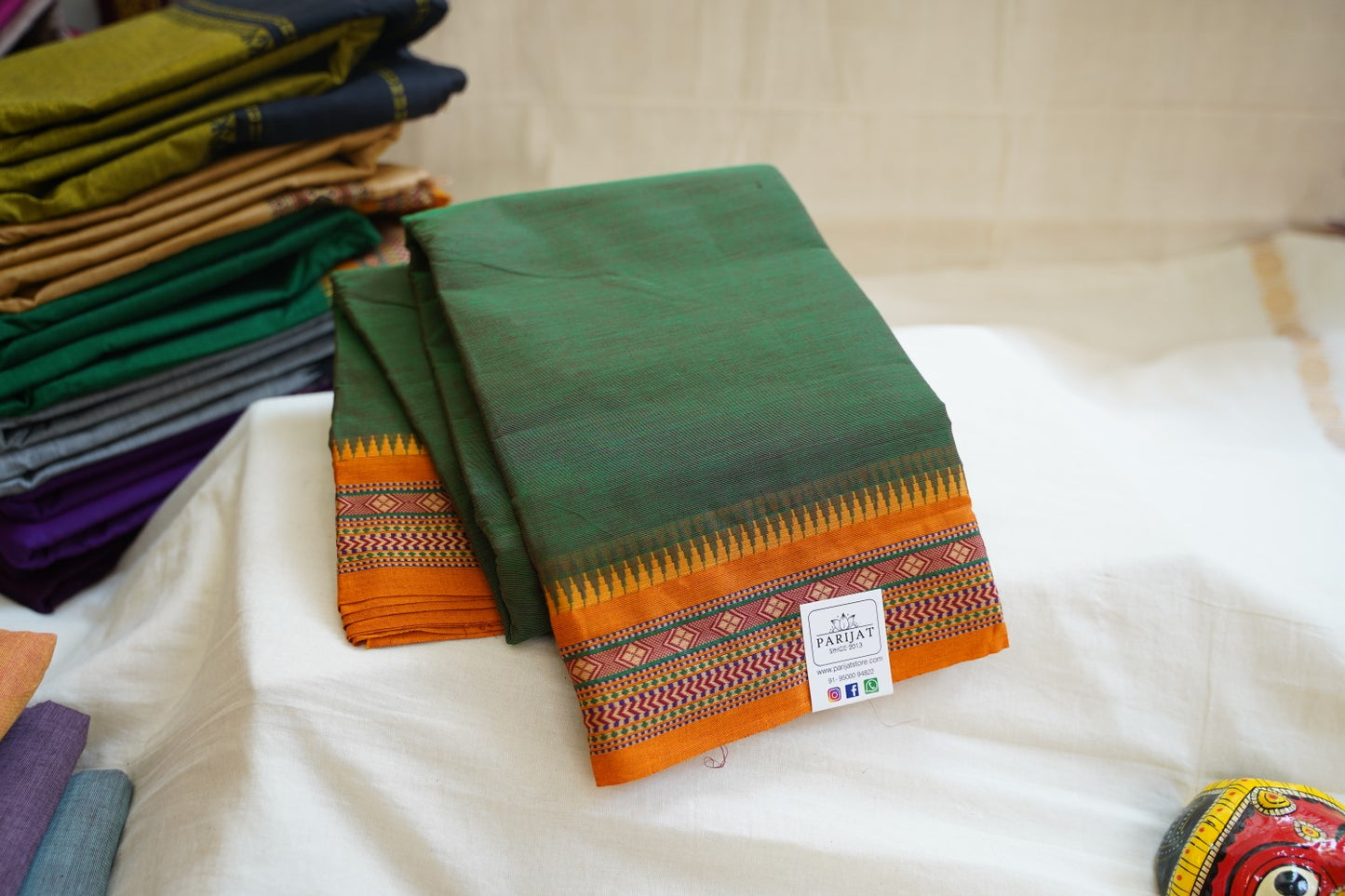 Onion Pink Vanasingaram Pure Kanchi Silk Saree PC10130