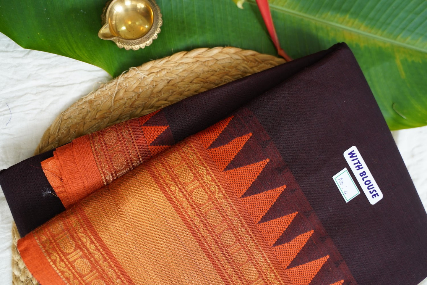 Chettinad handloom Cotton Saree PC15887
