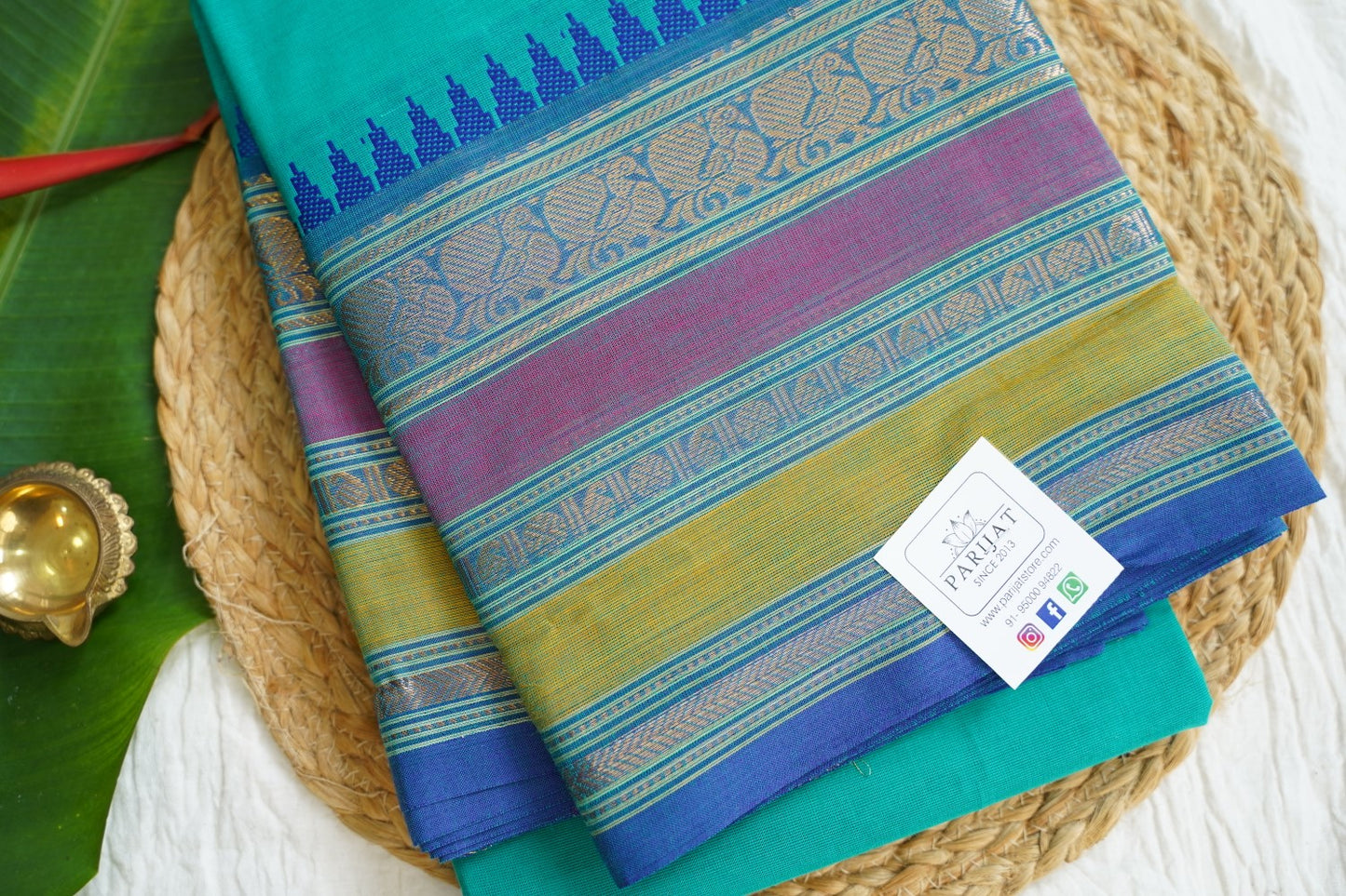 Chettinad handloom Cotton Saree PC15899