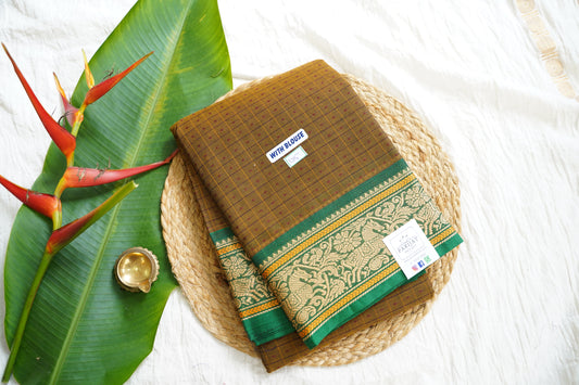 Chettinad handloom Cotton Saree PC15828
