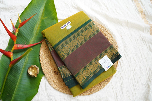 Chettinad handloom Cotton Saree PC15886