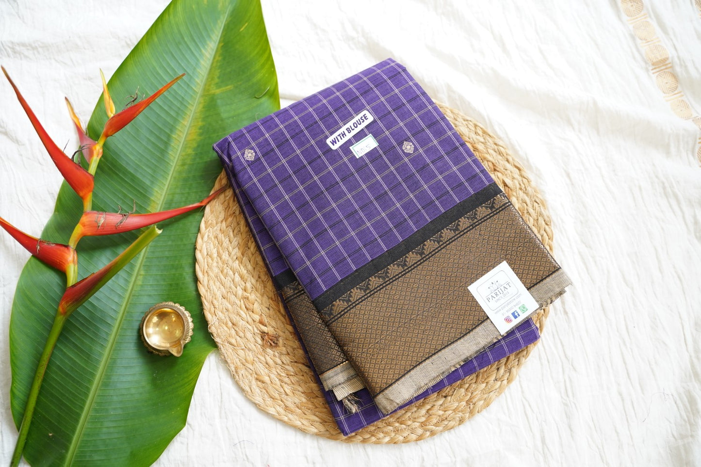 Chettinad handloom Cotton Saree PC15907