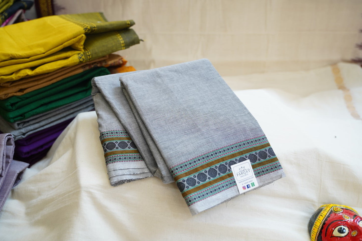 Chettinad handloom Cotton Saree PC13382