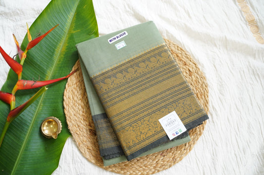 Chettinad handloom Cotton Saree PC15910