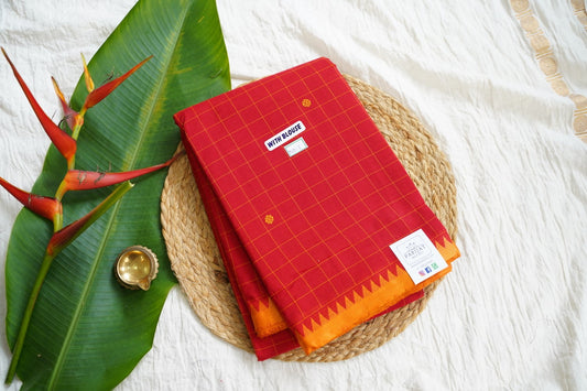 Chettinad handloom Cotton Saree PC15903