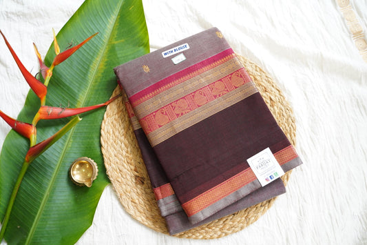 Chettinad handloom Cotton Saree PC15964