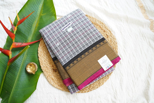 Chettinad handloom Cotton Saree PC15867