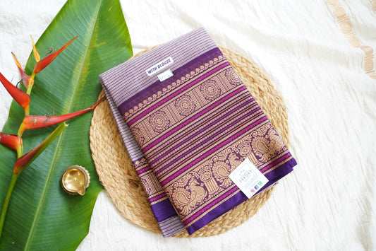 Chettinad handloom Cotton Saree PC15855