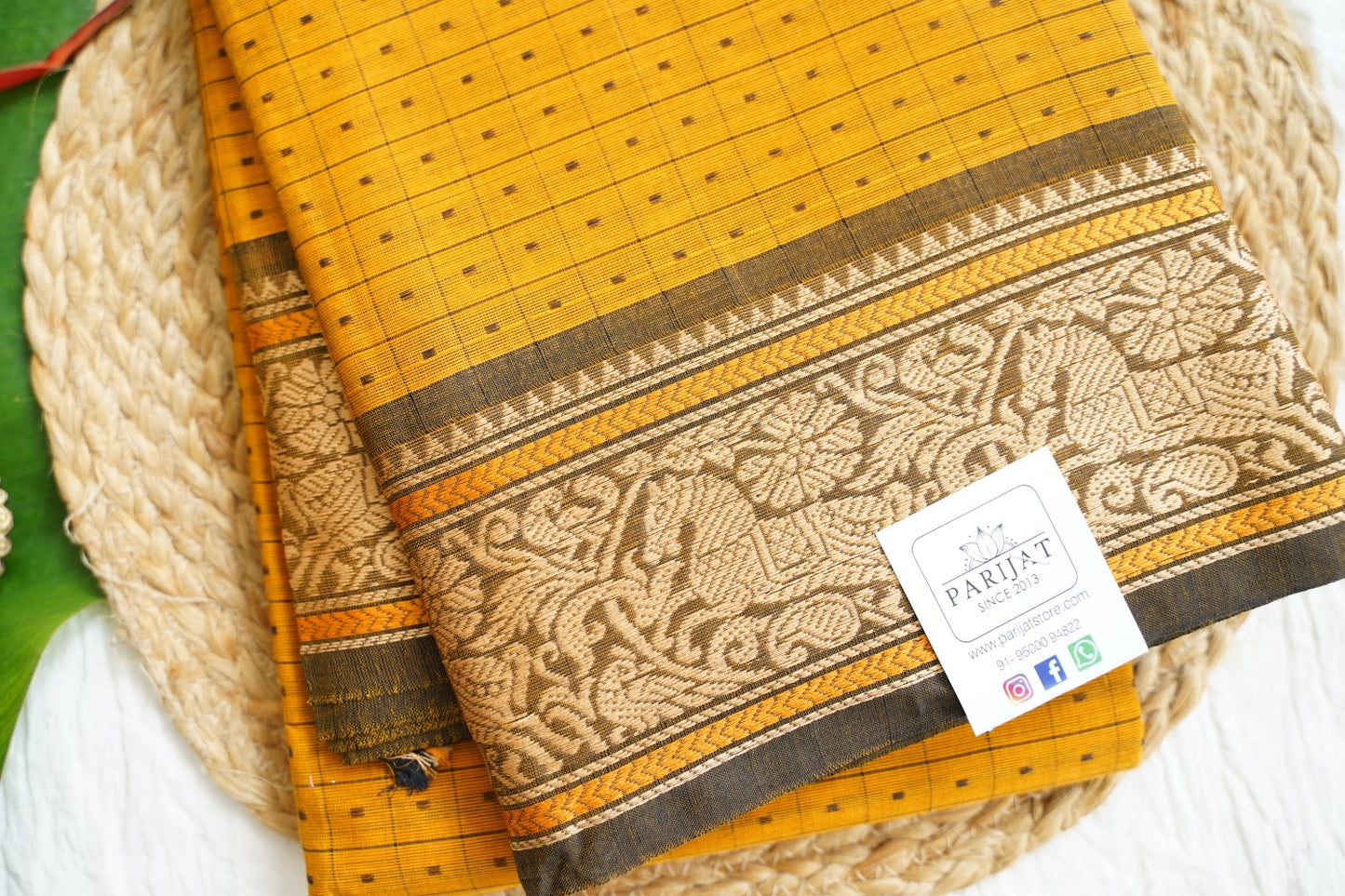 Chettinad handloom Cotton Saree PC15932