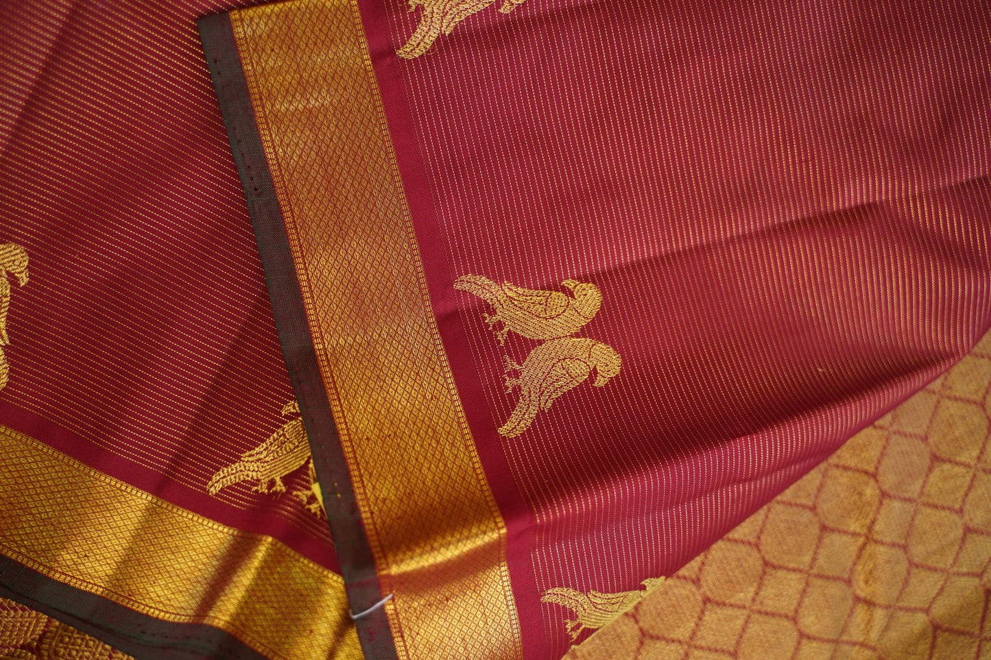 Pure Vairaoosi Kanchi Silk Saree -PC14242