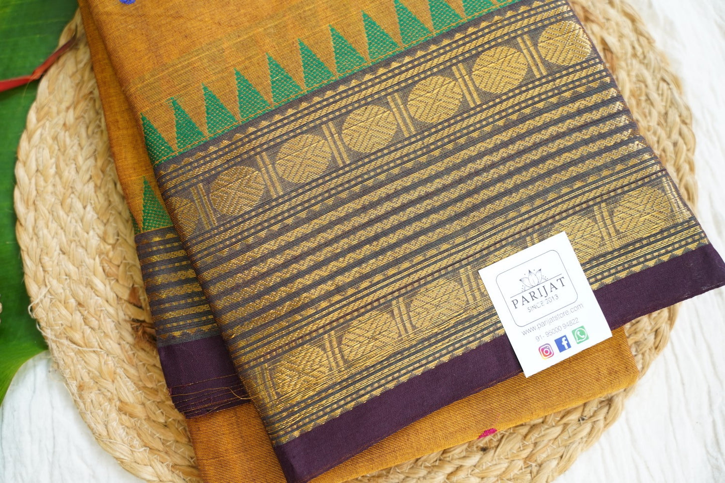 Chettinad handloom Cotton Saree PC15928