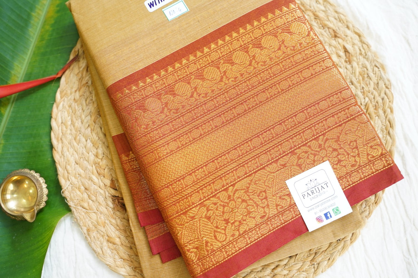 Chettinad handloom Cotton Saree PC15893