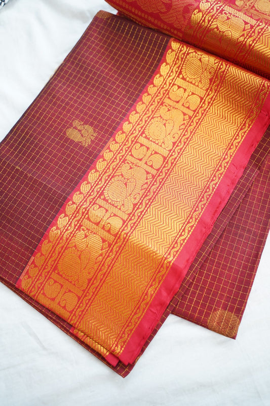 Kanchi Handloom Silk Cotton Saree PC17037