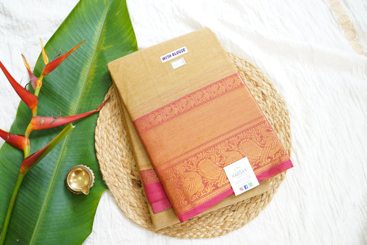 Chettinad handloom Cotton Saree PC15827