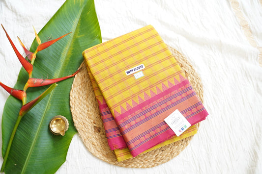 Chettinad handloom Cotton Saree PC15875