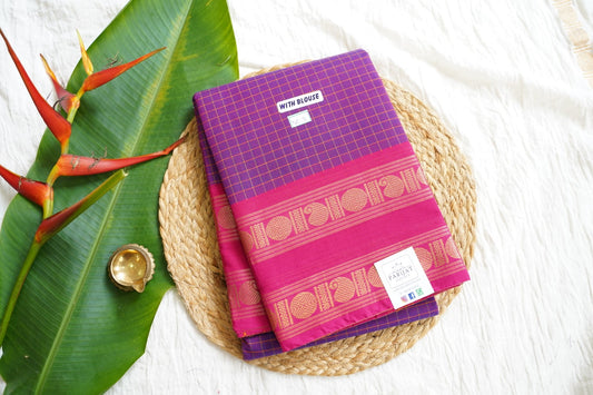 Chettinad handloom Cotton Saree PC15873