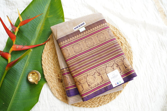 Chettinad handloom Cotton Saree PC15868