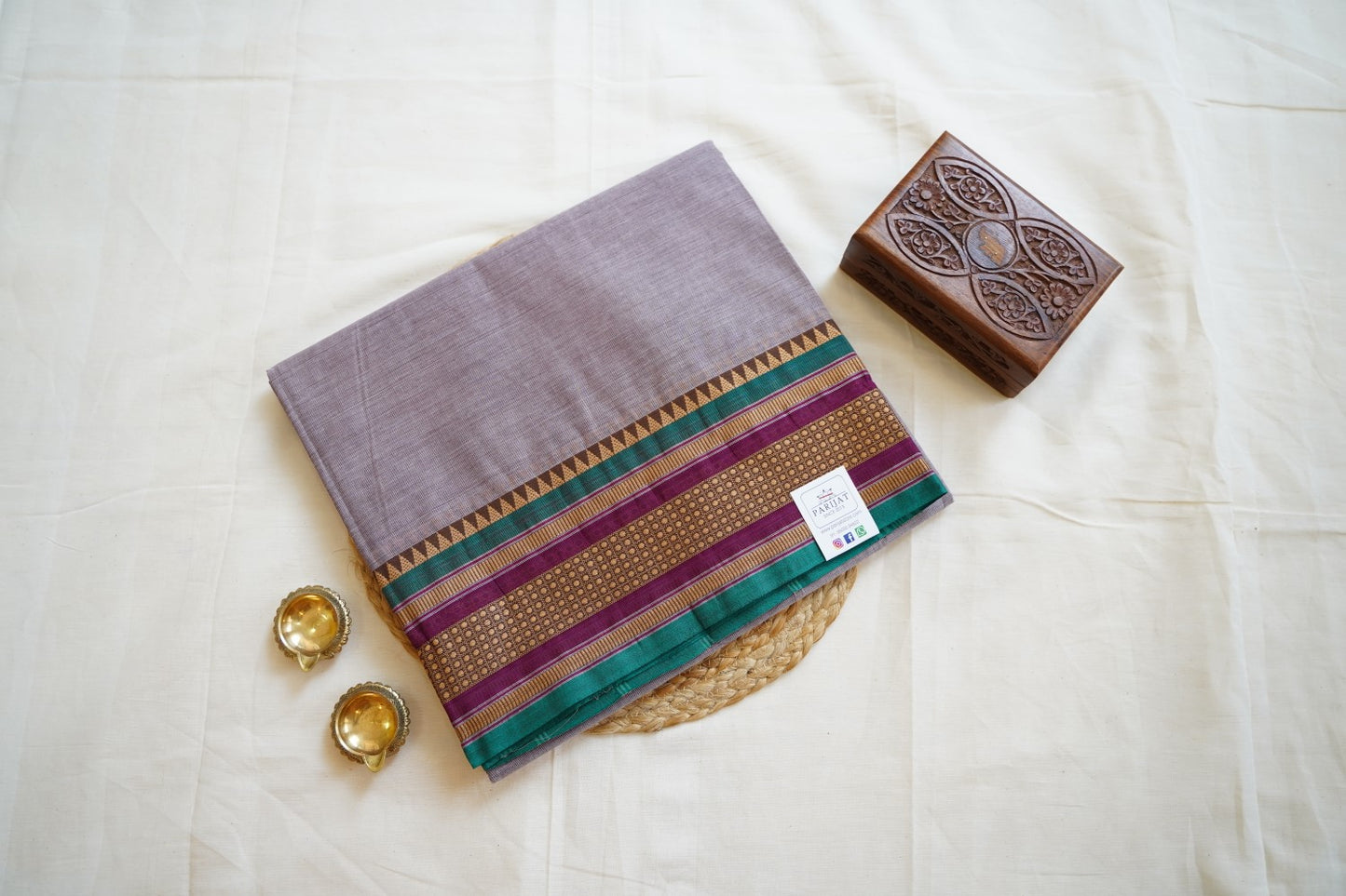 Chettinadu handloom Cotton Saree PC14347
