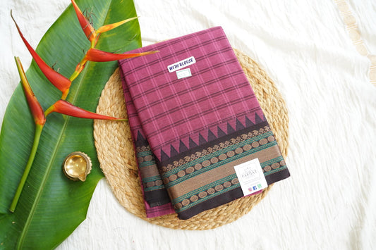 Chettinad handloom Cotton Saree PC15880