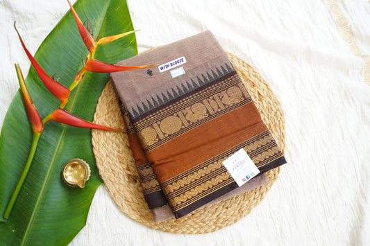 Chettinad handloom Cotton Saree PC15878