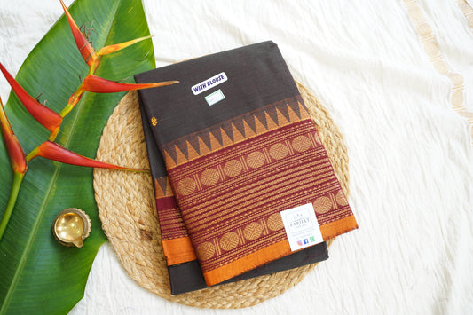 Chettinad handloom Cotton Saree PC15826