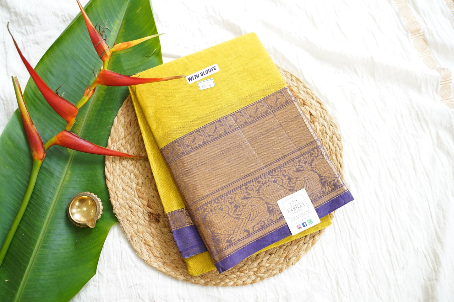 Chettinad handloom Cotton Saree PC15854