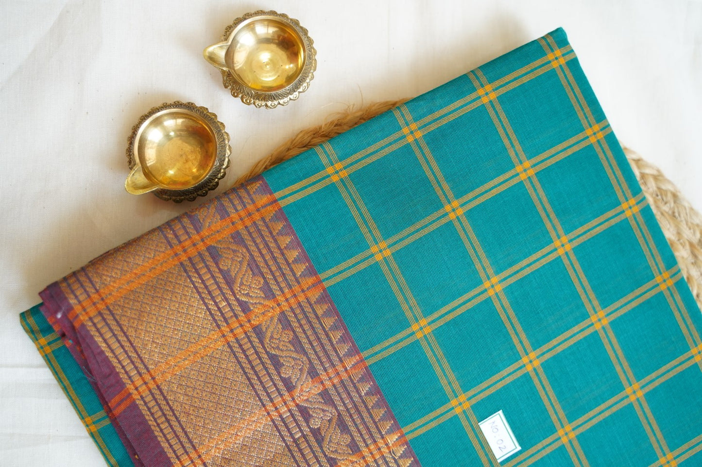 Chettinadu handloom Cotton Saree PC14255