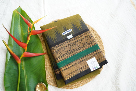 Chettinad handloom Cotton Saree PC15961
