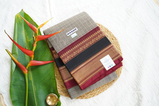 Chettinad handloom Cotton Saree PC15831