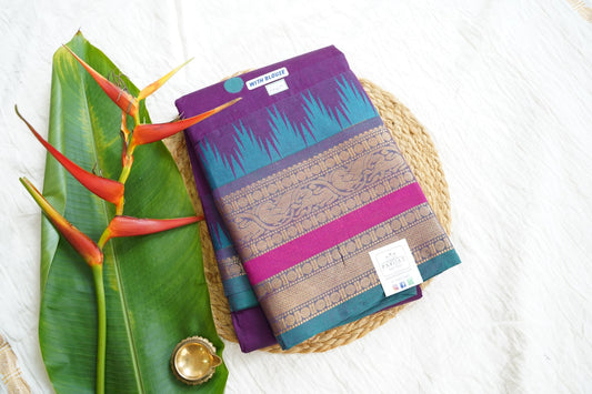 Chettinad handloom Cotton Saree PC15971