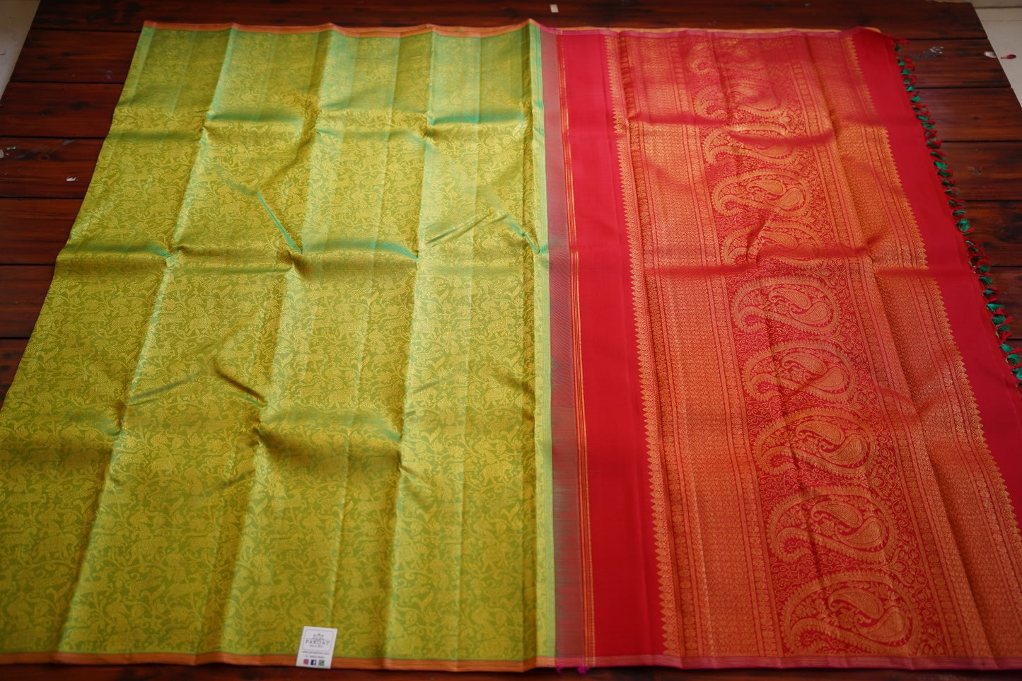 Pure Kanchi Vanasingaram Silk Saree PC12383