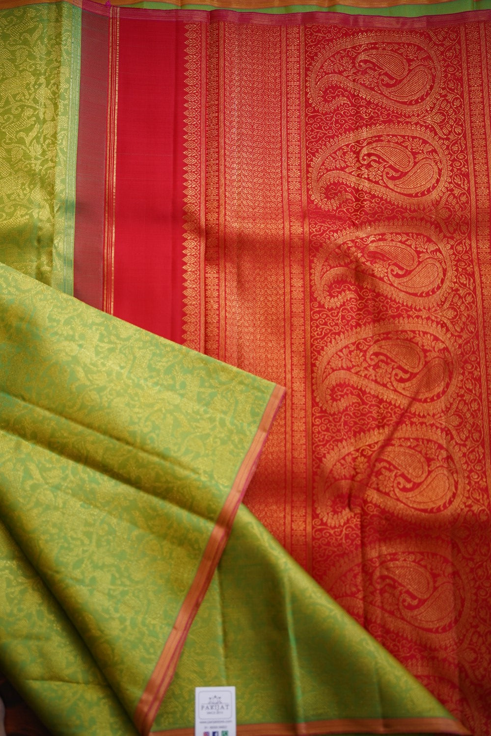 Pure Kanchi Vanasingaram Silk Saree PC12383
