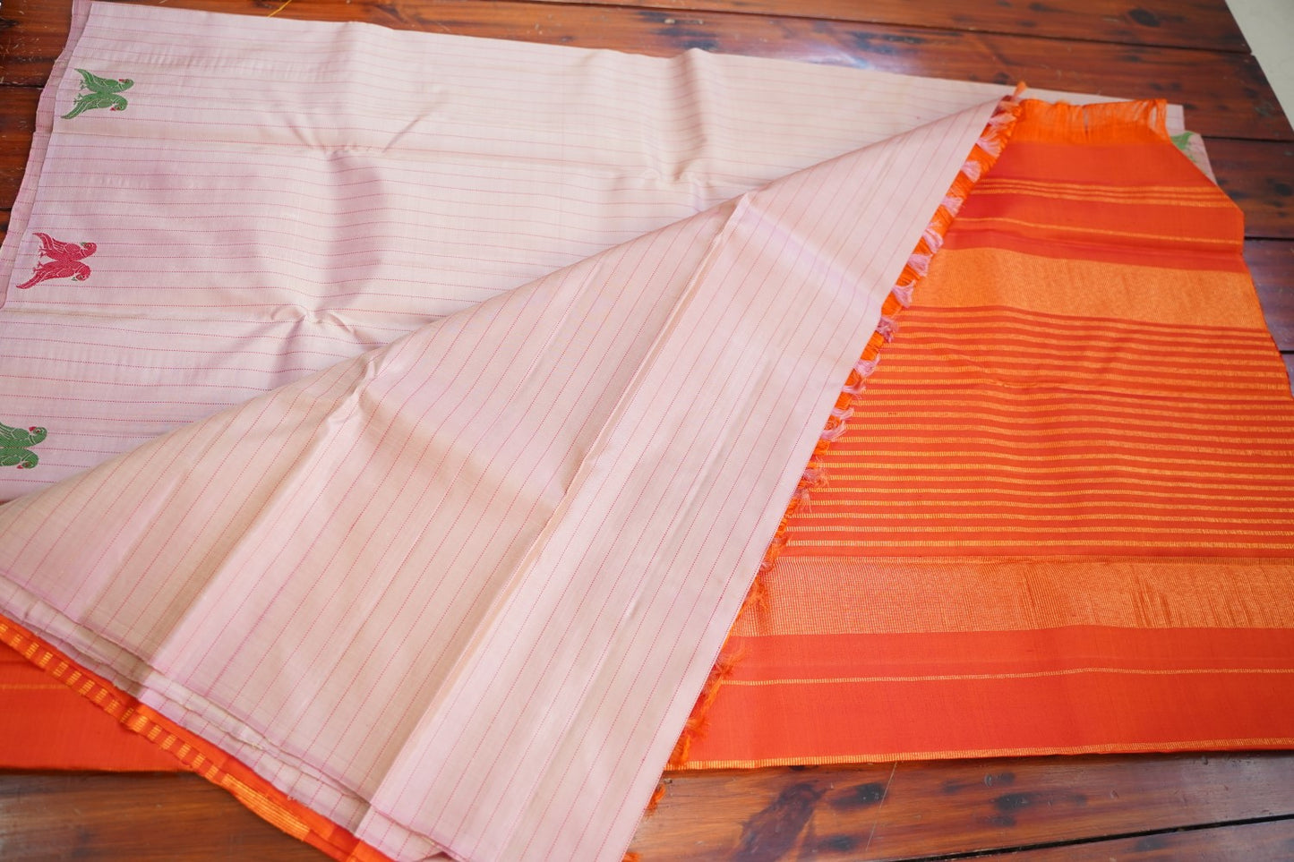 Pure Kanchi Silk Saree -Kili