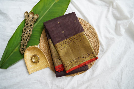 Vairaoosi Korvai Kanchi Silk Saree PC15991