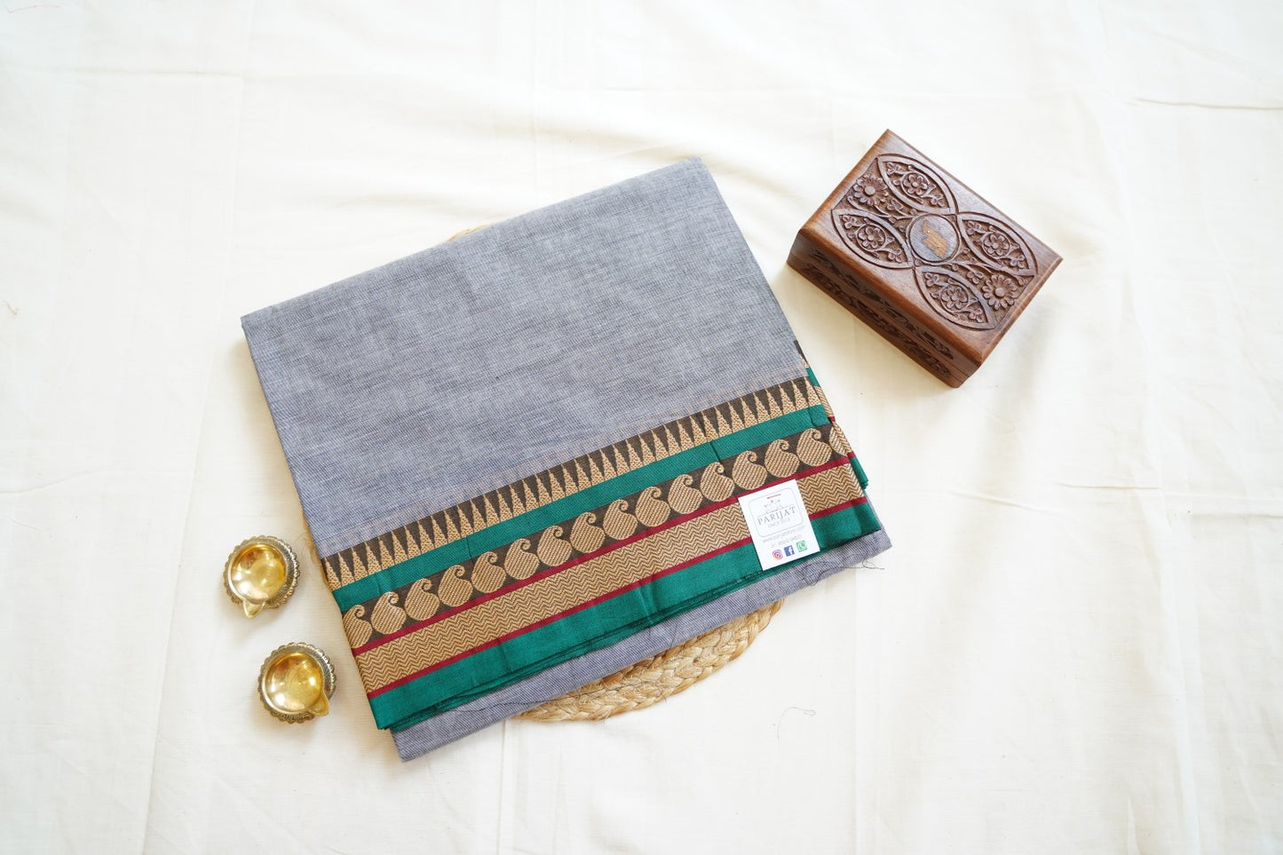 Chettinadu handloom Cotton Saree PC14343