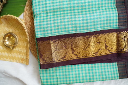 Kanchi Handloom Silk Cotton Saree PC15998