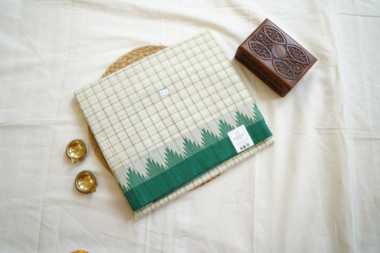 Chettinadu handloom Cotton Saree PC14311