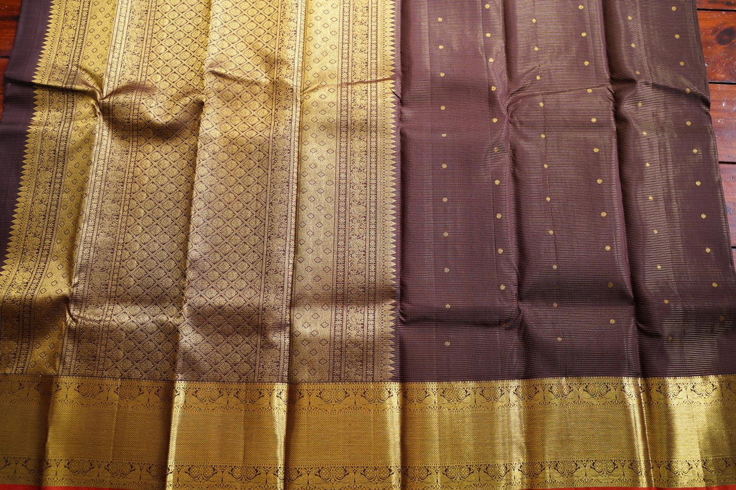 Vairaoosi Korvai Kanchi Silk Saree PC15991
