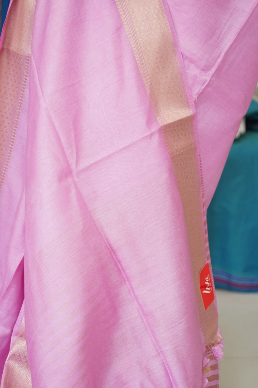 semi chanderi saree PC17915