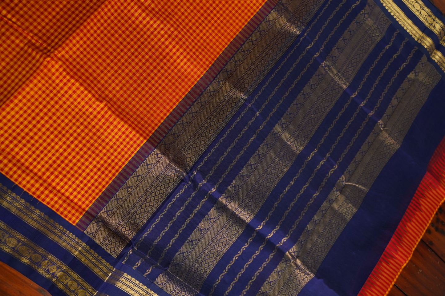 Kanchi Handloom Silk Cotton Saree PC15996