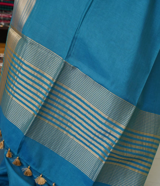 semi chanderi saree PC17916