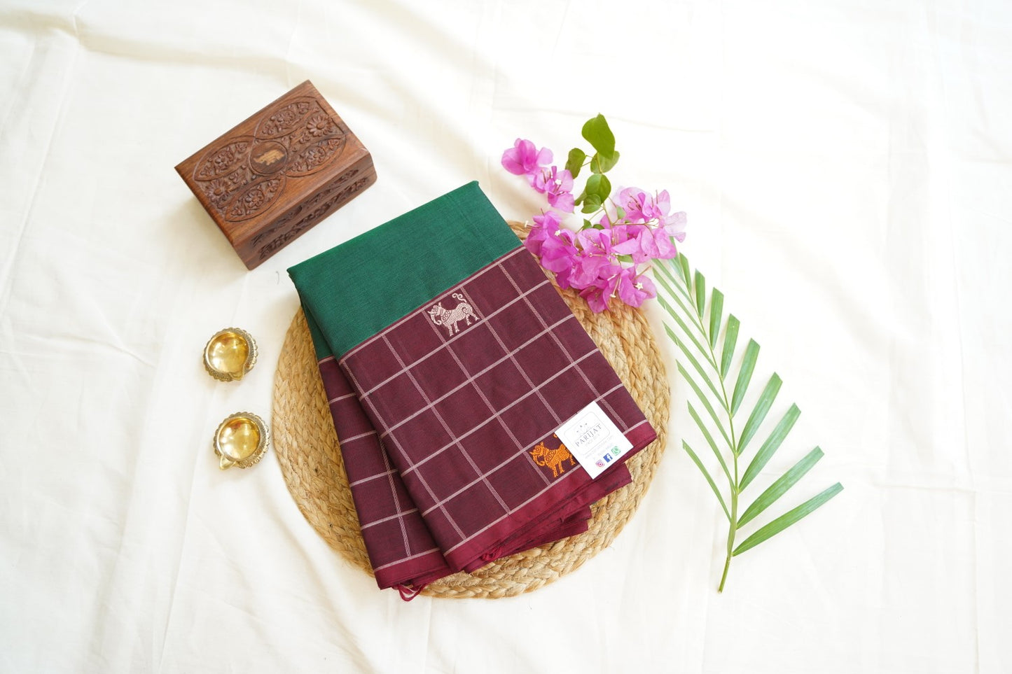 Kanchi handloom Cotton Saree PC14379