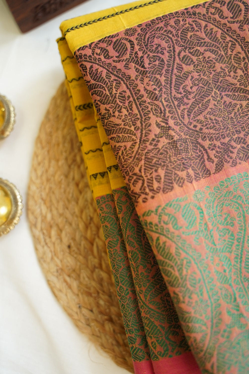 Kanchi handloom Cotton Saree PC14398