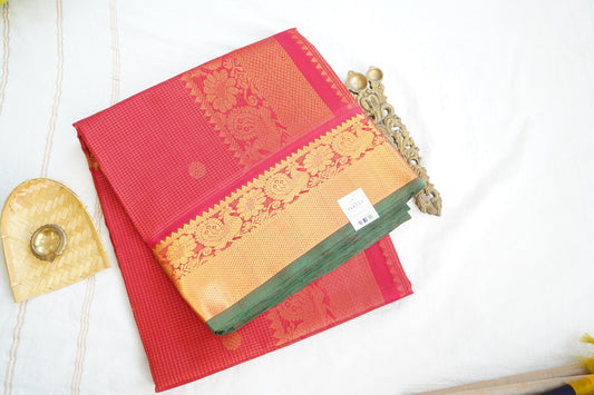 Kanchi Handloom Silk Cotton Saree PC17124