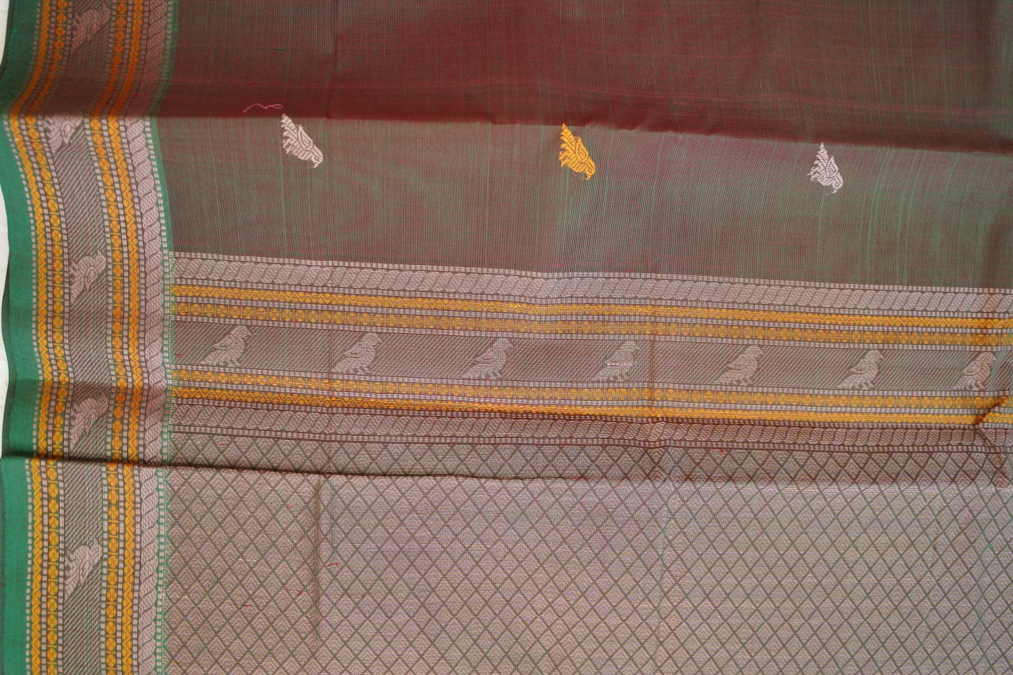 Kanchi handloom Cotton Saree PC14383