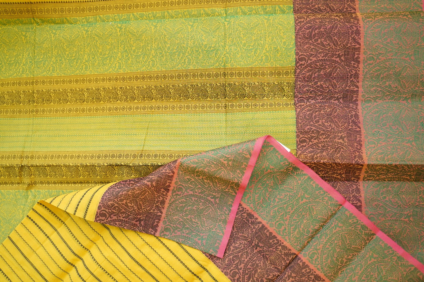 Kanchi handloom Cotton Saree PC14398