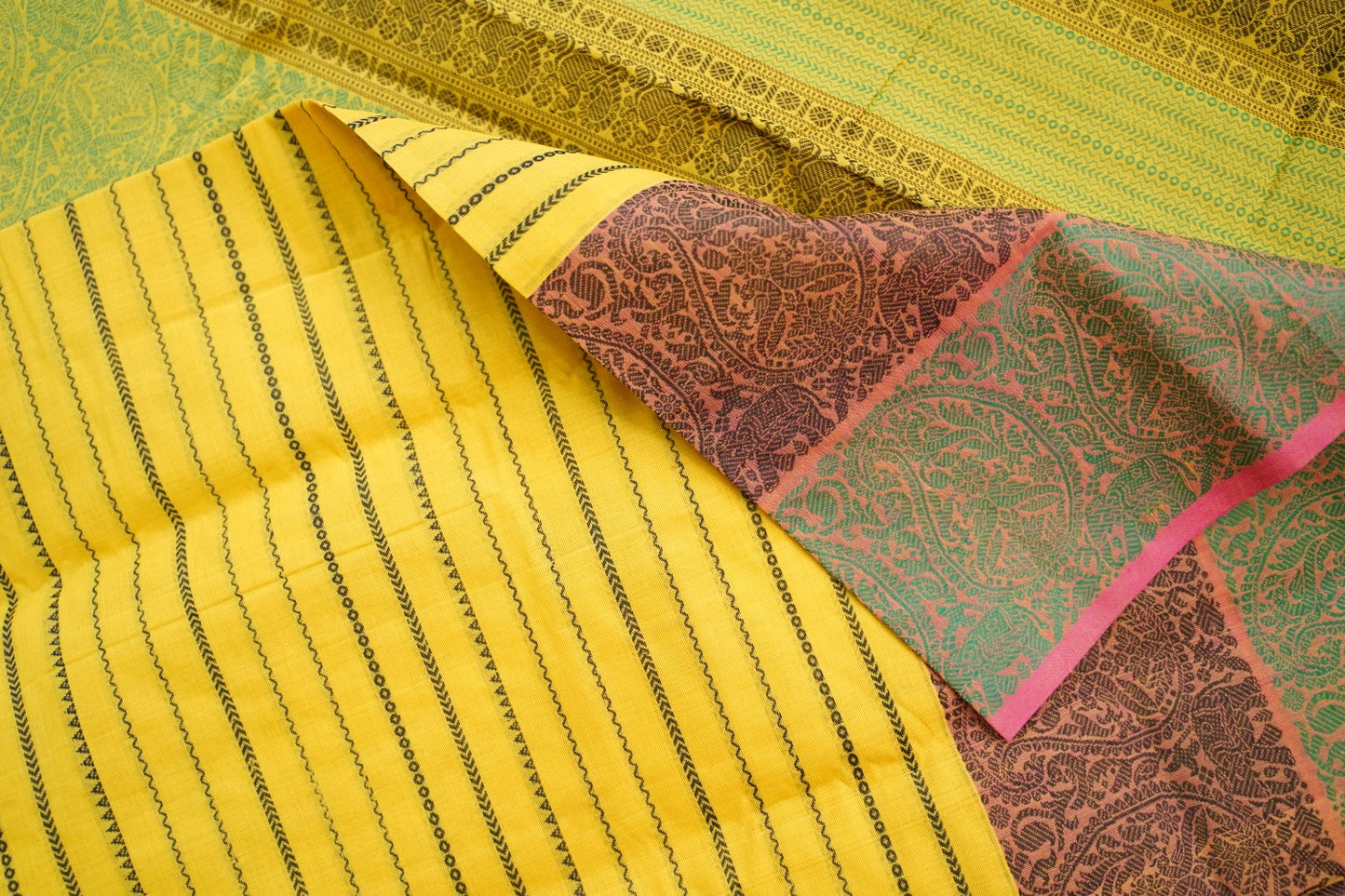 Kanchi handloom Cotton Saree PC14398